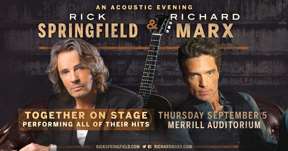 Win Tickets to See Rick Springfield and Richard Marx!