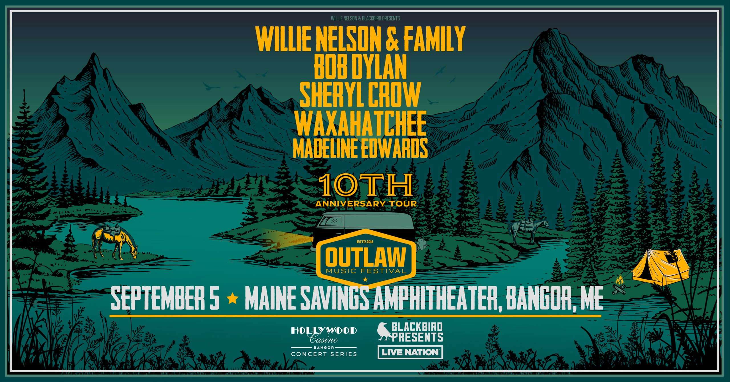 Win Tickets to 10th Anniversary ‘Outlaw Music Festival’ in Bangor