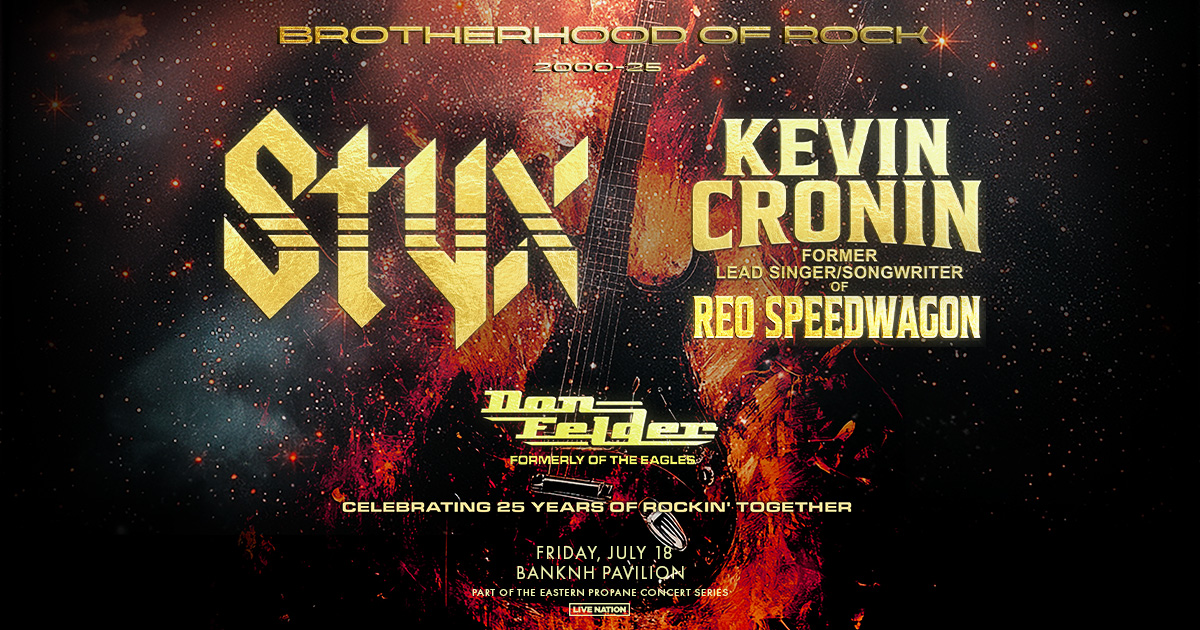 Win Tickets to See Styx and Kevin Cronin at BankNH Pavilion