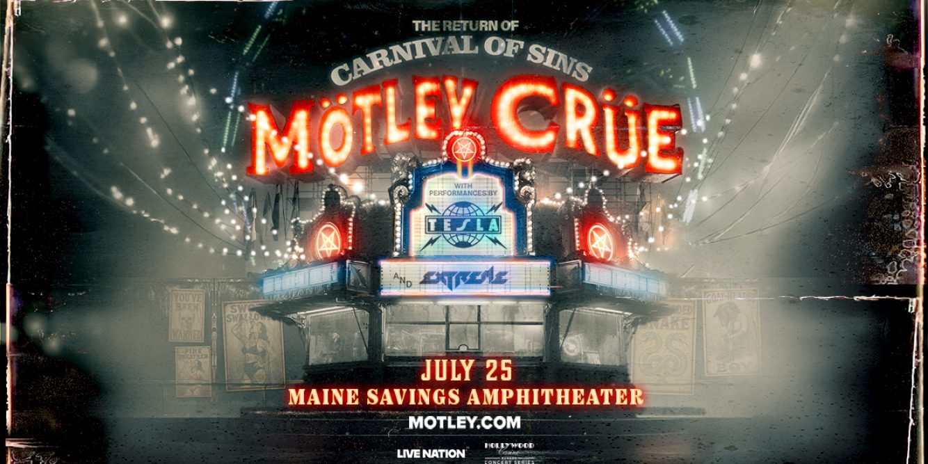 See Motley Crue ‘Carnival of Sins Tour’ at the Maine Savings Amphitheater