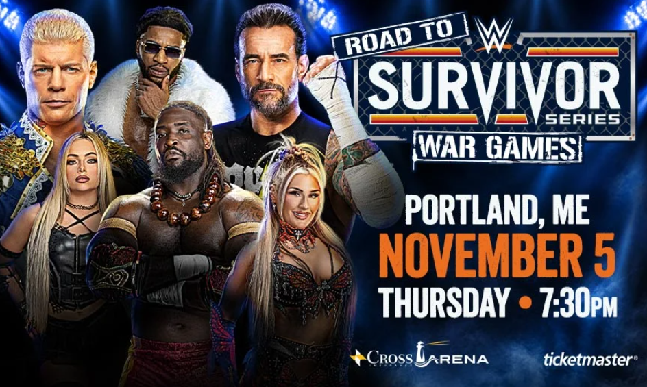 Win Tickets to WWE Road To Survivor Series: WarGames at Cross Insurance Arena